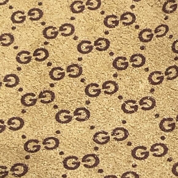 Gucci GG Drawstring Suede Bottle Cosmetic Bag Satchel Purse - Picture 2 of 7